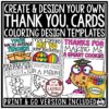 End of Year Appreciation Thank You Cards Coloring Pages