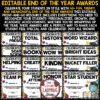 Editable End of the Year Awards Superlative Classroom Certificates