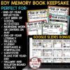 End of Year Memory Book 3rd 4th 5th Grade Last Week of School Writing Activities