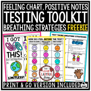 Free Test Prep Toolkit How Do I Feel and Positive Encouragement Calm Down Focus