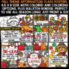 Fall Affirmations Coloring Pages Quote Posters Bulletin Board