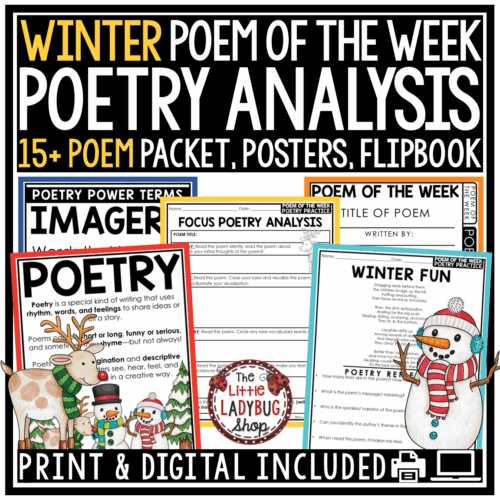Christmas Winter Poetry Analysis Poem of the Week