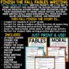Fall Finish the Fable Story Creative Writing Prompts 3rd 4th Grade