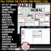 Fall Finish the Fable Story Creative Writing Prompts 3rd 4th Grade