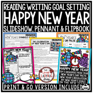New Year Activities Reflection Resolution Goal Setting