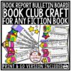 Book Club Book Report Review Craft Bulletin Board
