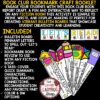 Book Club Book Report Review Craft Bulletin Board