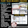 Drama Reader's Theater Scripts Fairy Tales Reading 3rd 4th Grade