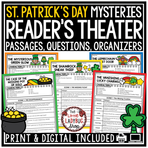 St. Patrick's Day Mystery Reader's Theater Scripts Reading Comprehension