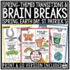 Earth Day St. Patrick's Day Spring-Themed Brain Breaks