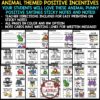 Animal Theme Positive Affirmations Sticky Notes Home