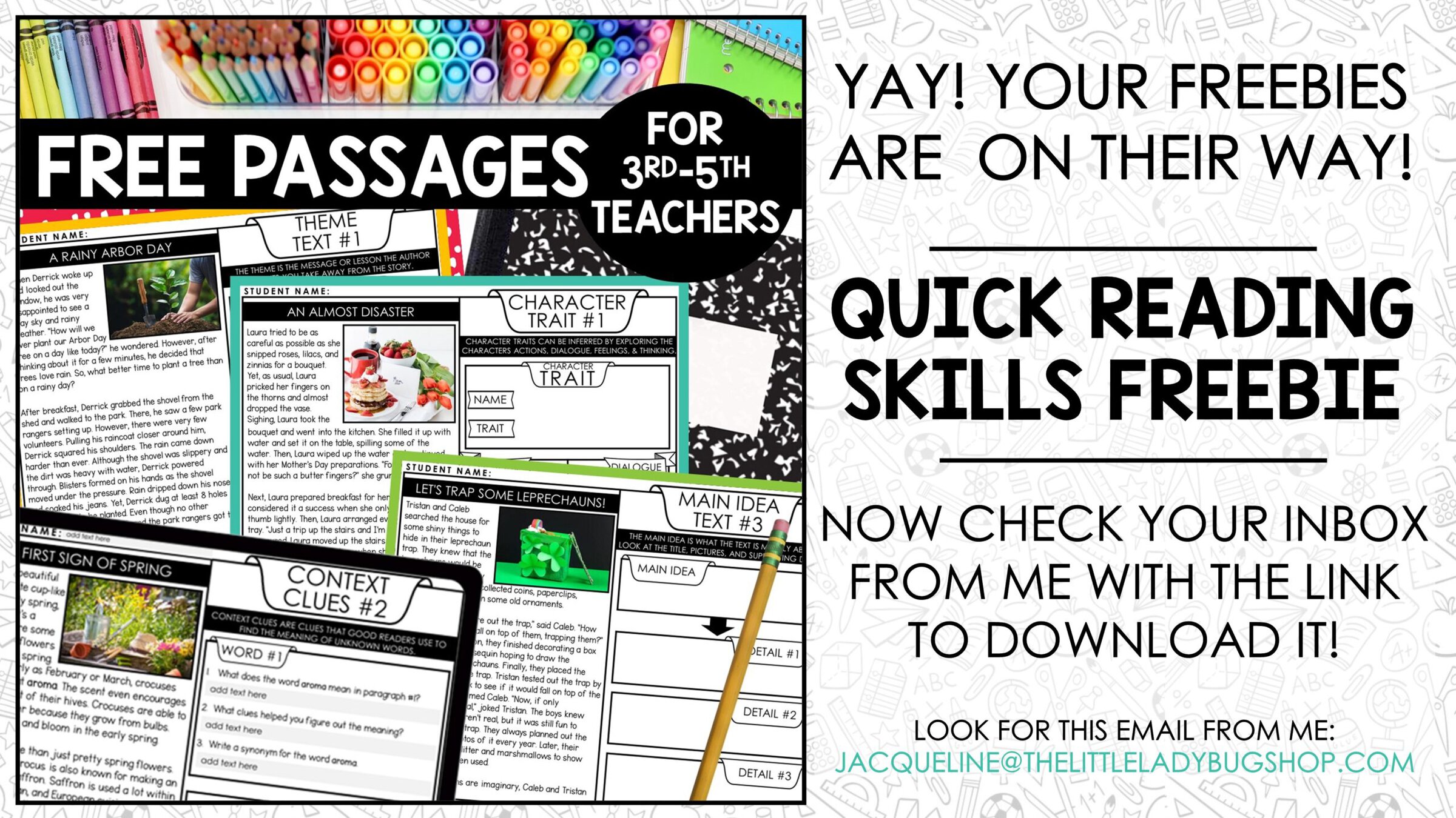 Quick Reading Comprehension Skills Passages