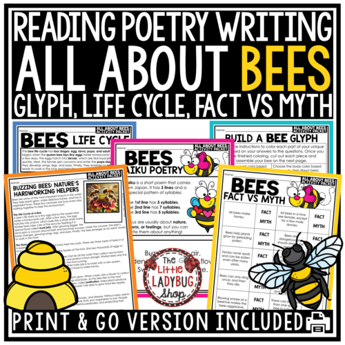 All About Bees Activities Reading Passages Life Cycle of a Bee