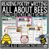 All About Bees Activities Reading Passages Bees Life Cycle