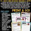 All About Bees Activities Reading Passages Bees Life Cycle