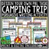 Camping Trip PBL Project Based Learning 3rd 4th Grade