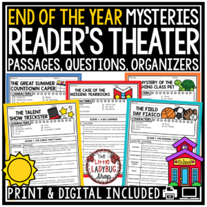 End of the Year Mysteries Reading Reader's Theater Scripts