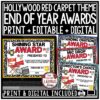 Hollywood Red Carpet Editable End of the Year Awards