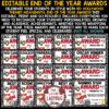 Hollywood Red Carpet Editable End of the Year Awards