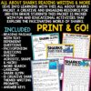 All About Sharks Activities Reading Passages Ocean Animals