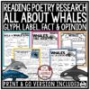 All About Whales Activities Reading Passages Ocean Animals