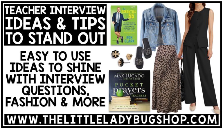 Tips for Your Teacher Interview (with Questions, Fashion & Must-Read Books)
