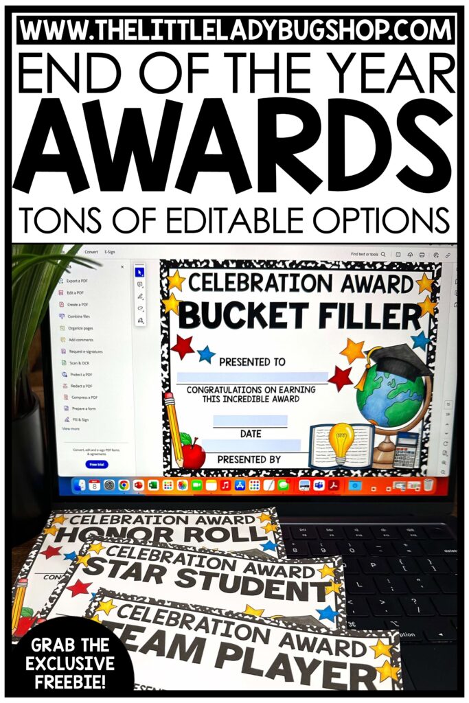 End of the Year Awards & Celebration Ideas to Finish the Year Strong (Upper Elementary)