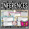 Summer Making Inferences Worksheets 3rd 4th Grade Text Evidence