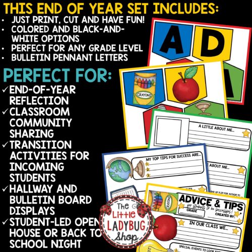 End of the School Year Craft Advice for Future Students