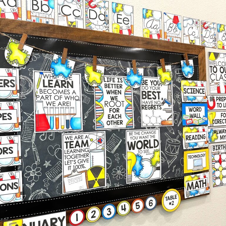 Science Scientist Theme Back to school class decor