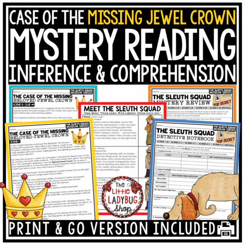 Critical Thinking Problem-Solving Inferencing Mystery Reading Activities