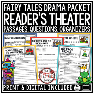 Drama Play Reader's Theater Scripts Fairy Tales Reading Passages 3rd 4th Grade