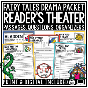 Drama Play Reader's Theater Scripts Fairy Tales Reading Passages 3rd 4th Grade