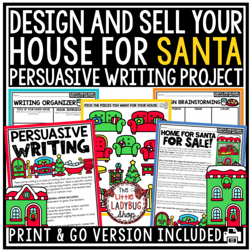 Design Sell a Home for Santa Christmas Craft Persuasive Writing