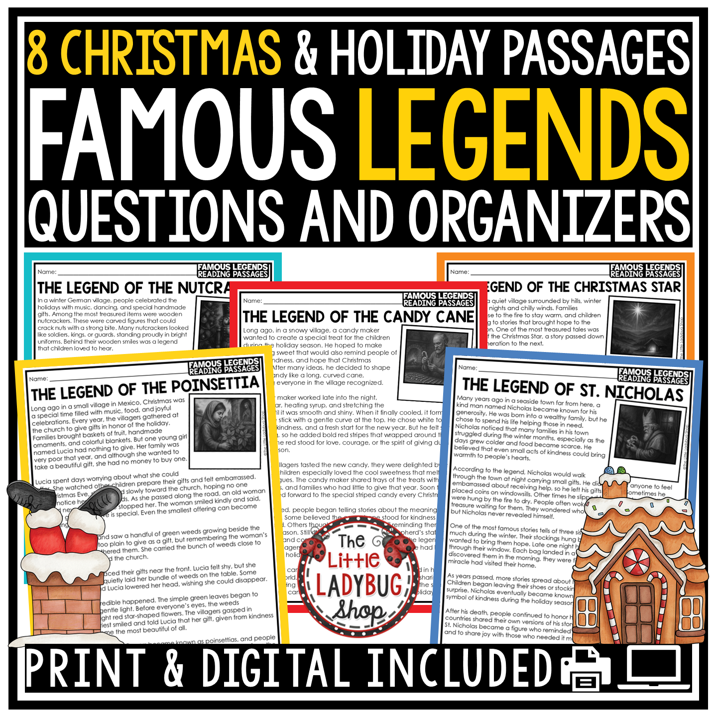 The Legend of the Poinsettia Legend of the Candy Cane Christmas Star