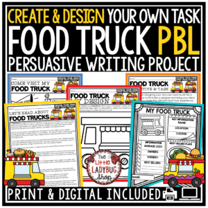 Real Life Design a Food Truck PBL End of Year Project Based Learning Templates