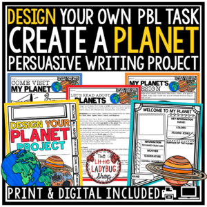 Create Your Own Planet of the Solar System Activities Project PBL End of Year