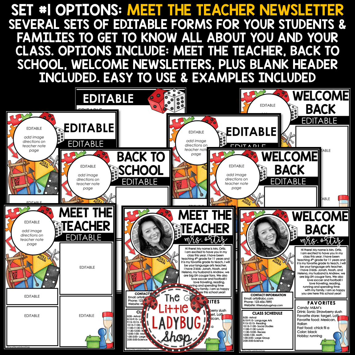 Board Game Theme Classroom Décor Bundle Game Night Teamwork