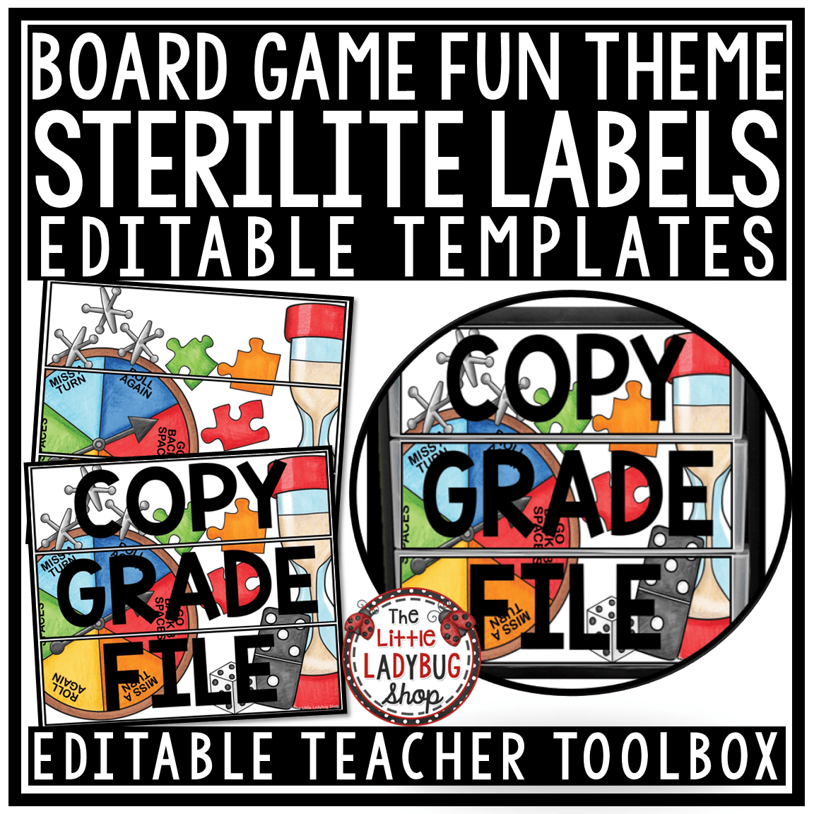 Board Game Theme Classroom Décor Bundle Game Night Teamwork