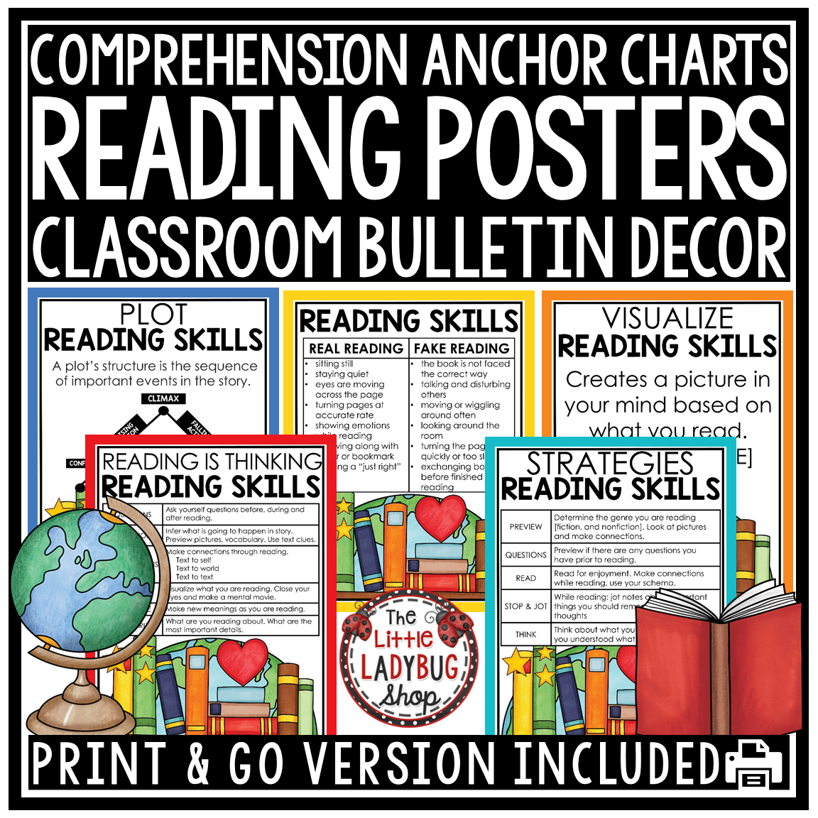 Literacy Reading Genres Posters Classroom Library Book Labels - Image 14