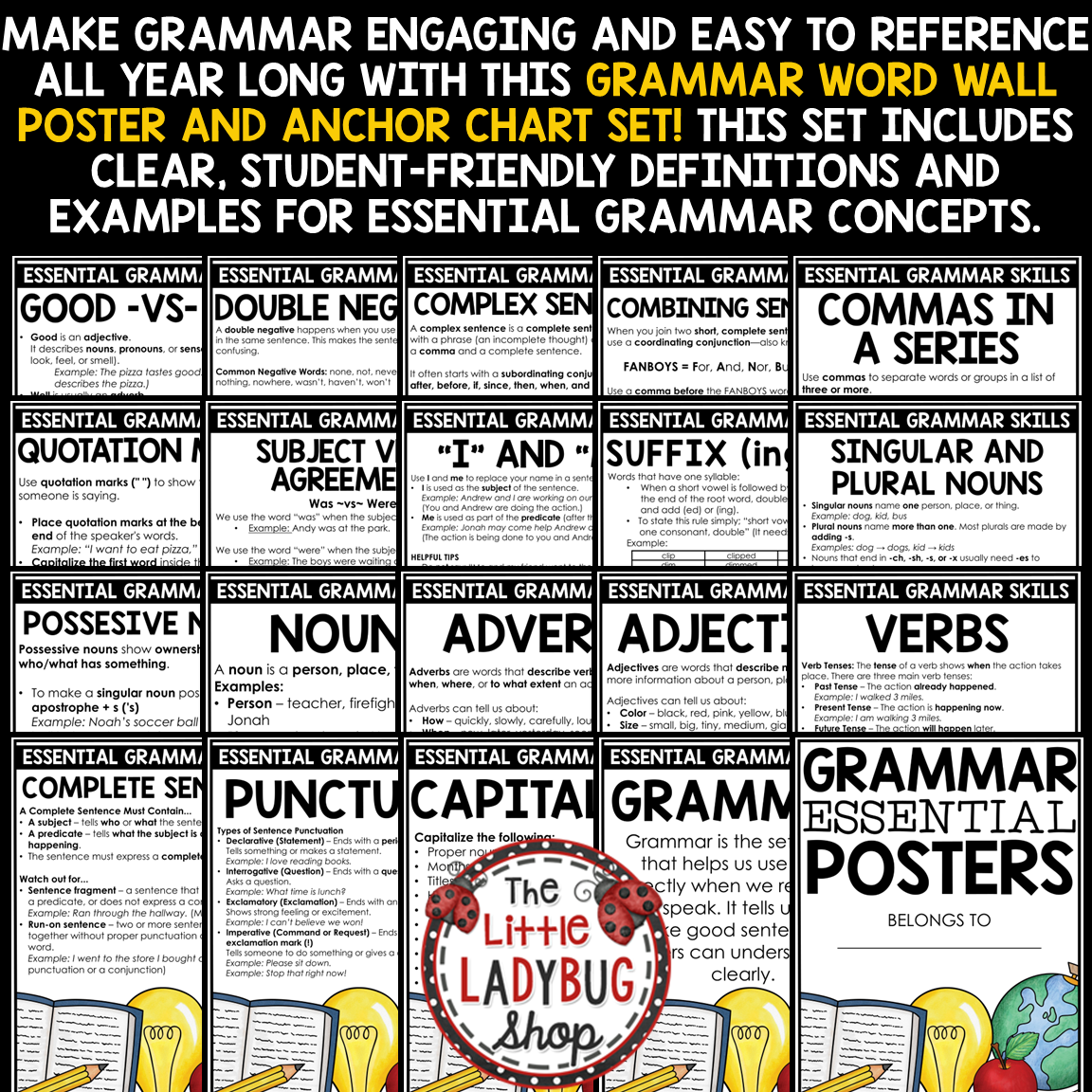 Literacy Reading Genres Posters Classroom Library Book Labels - Image 9