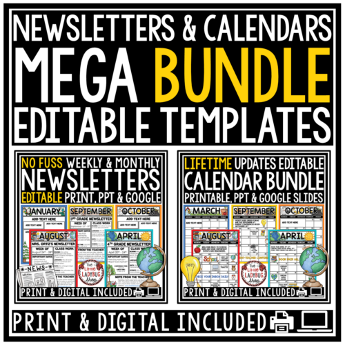 Editable Monthly Calendar Templates Printable Class News