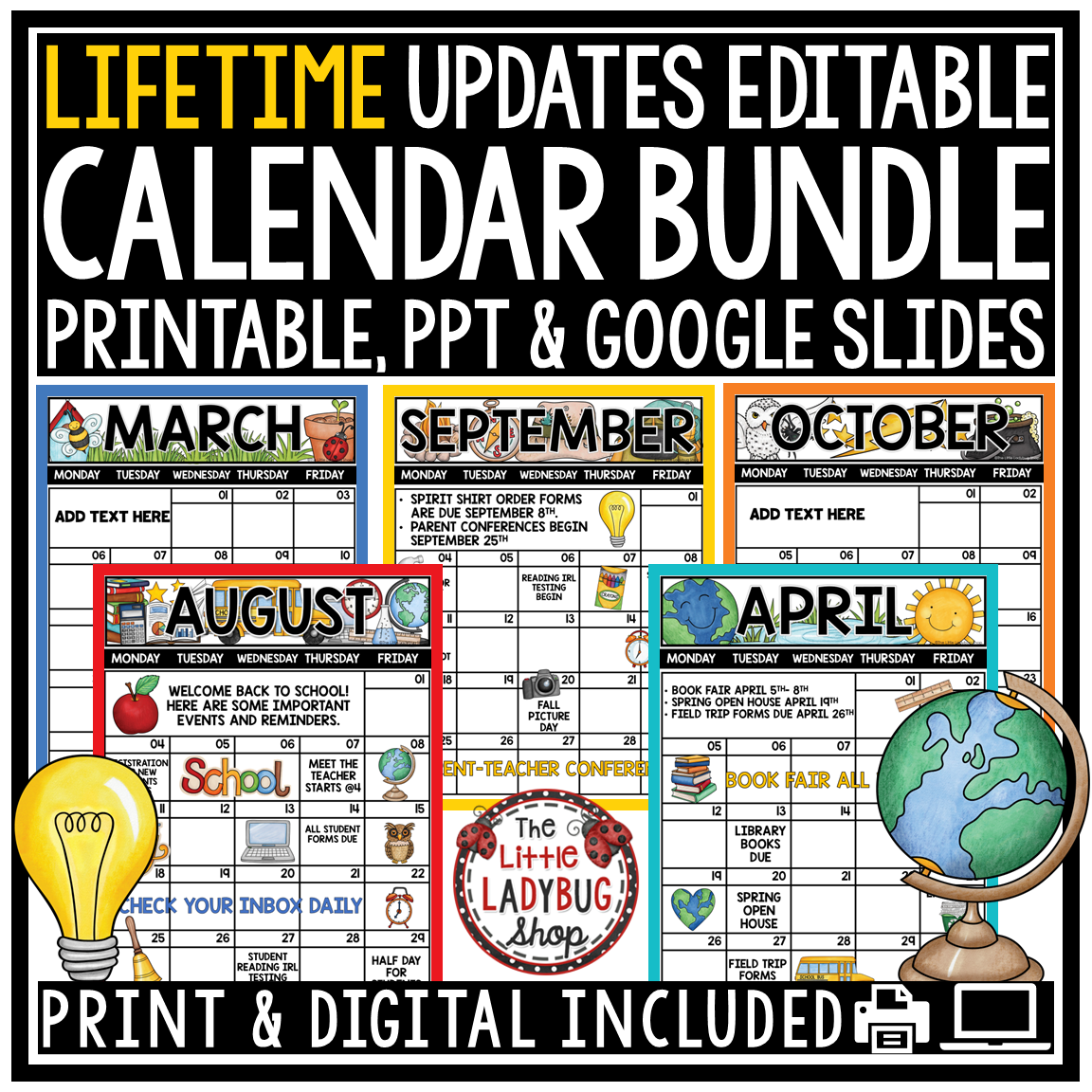 Editable Classroom Newsletters Monthly Weekly Templates News - Image 9