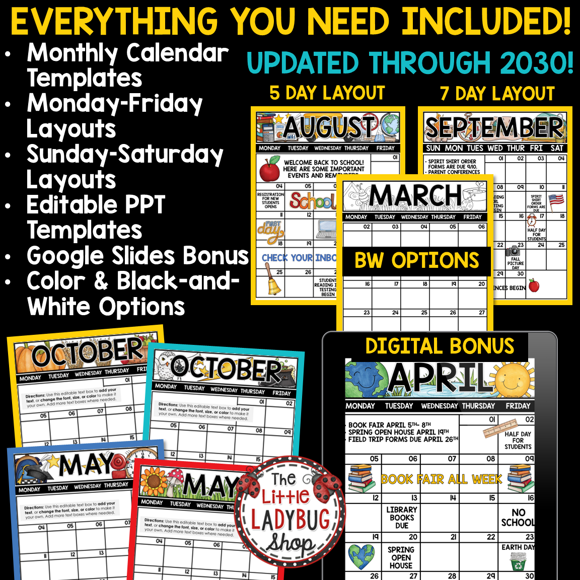 Editable Classroom Newsletters Monthly Weekly Templates News - Image 10