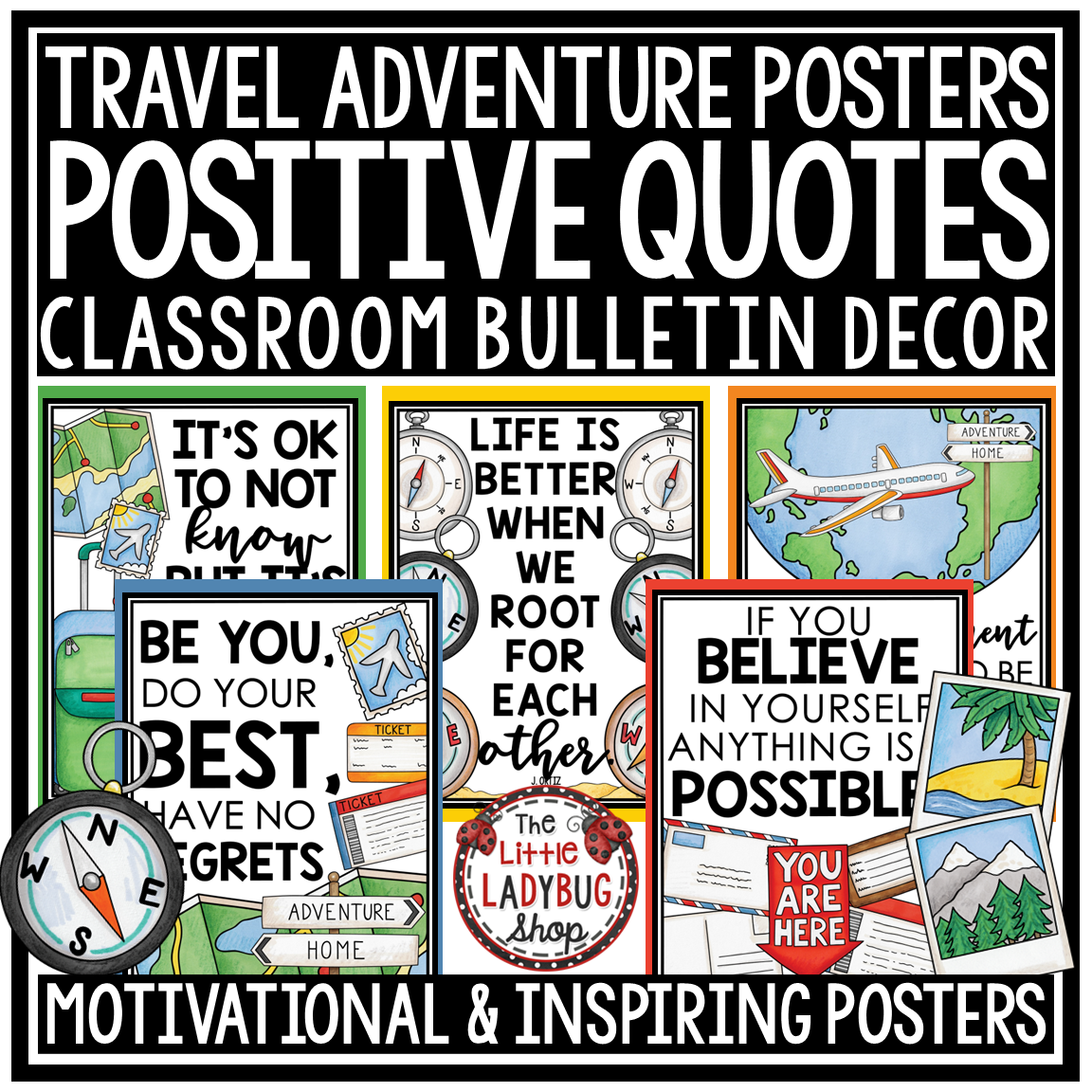 Adventure Around the World Travel Theme Classroom Décor Bundle - Image 9