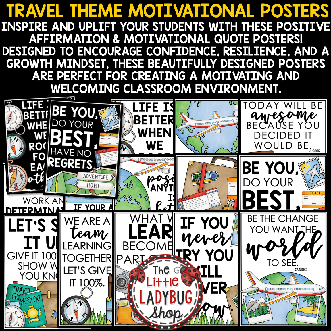 Adventure Around the World Travel Theme Classroom Décor Bundle - Image 10