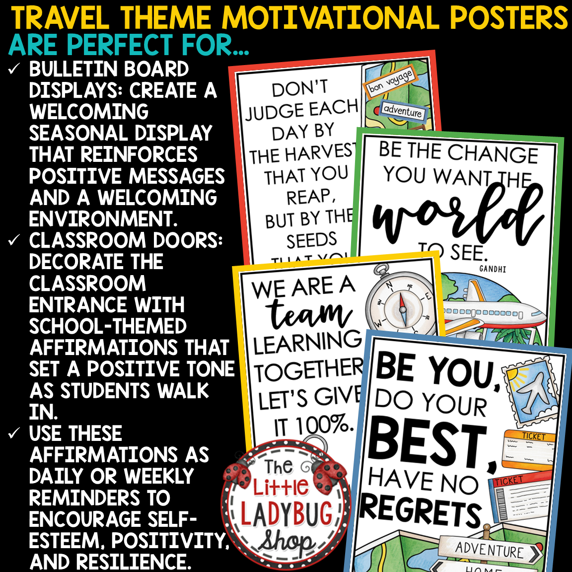 Adventure Around the World Travel Theme Classroom Décor Bundle - Image 25