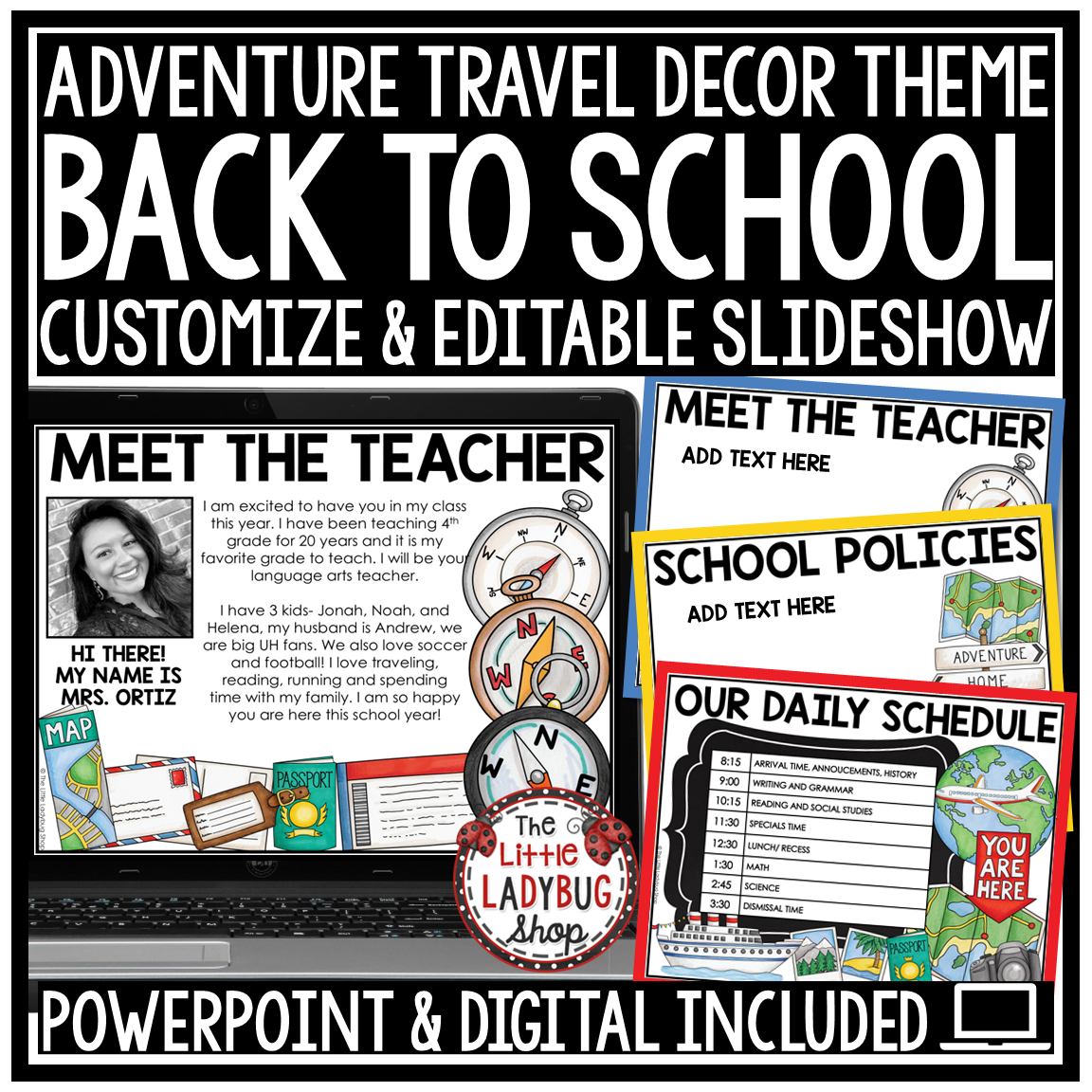 Adventure Around the World Travel Theme Classroom Décor Bundle - Image 14