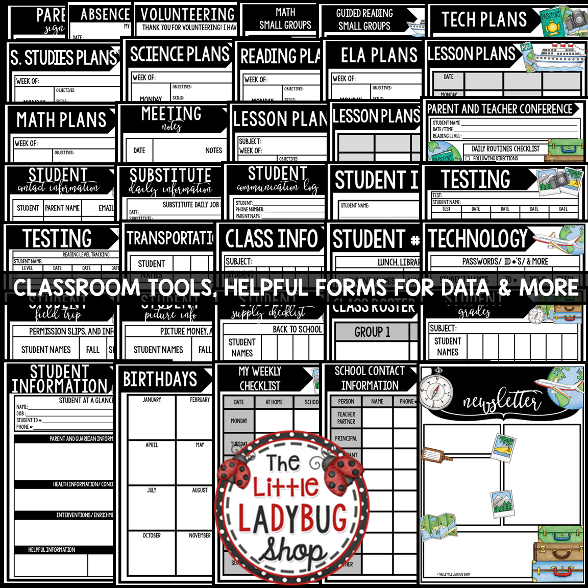 Adventure Around the World Travel Theme Classroom Décor Bundle - Image 21
