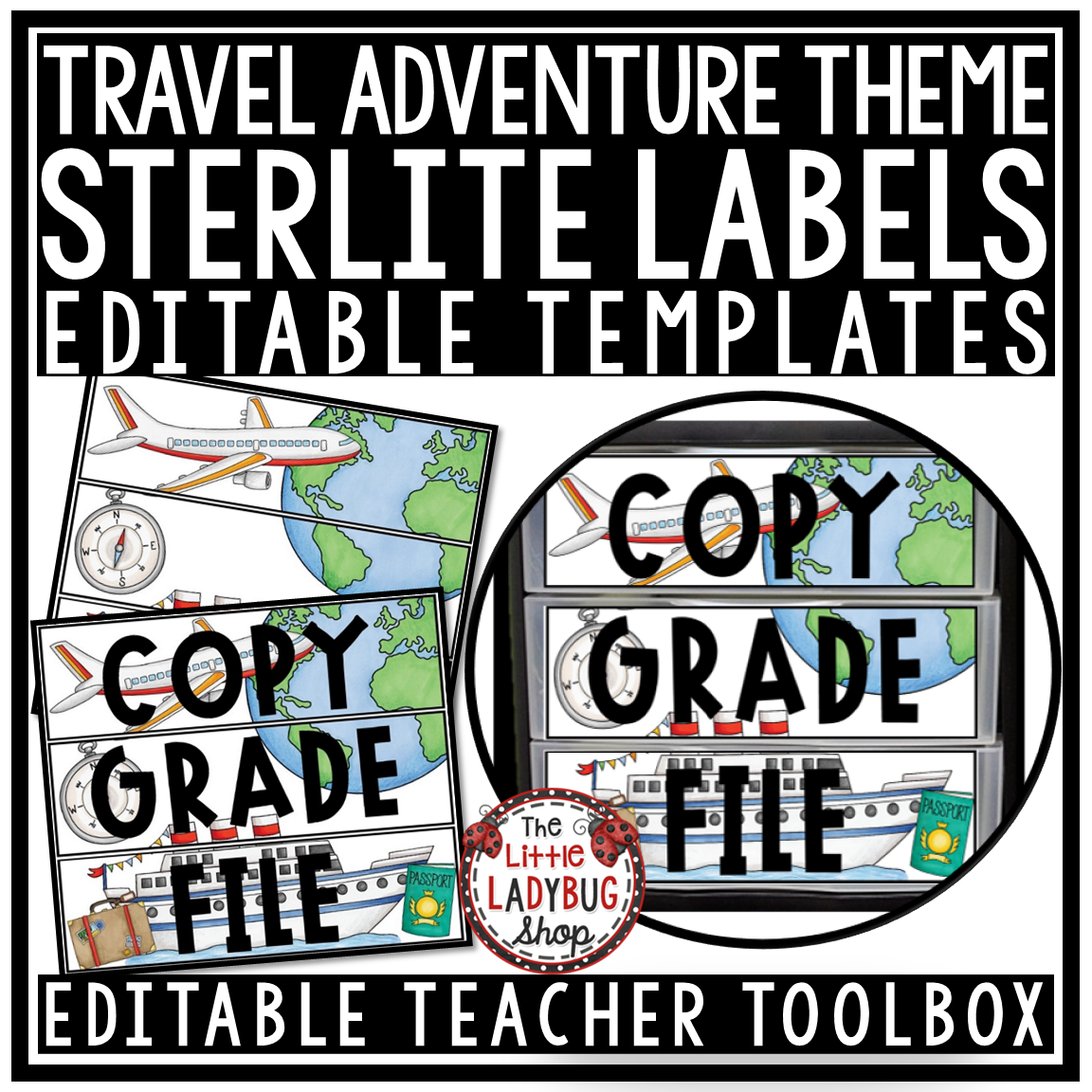 Adventure Around the World Travel Theme Classroom Décor Bundle - Image 24